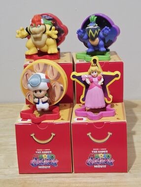 Nintendo Super Mario Galaxy Kids McDonald's Toy Figures